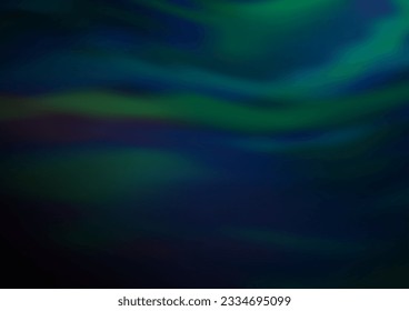 Dark BLUE vector abstract bokeh pattern. A vague abstract illustration with gradient. The best blurred design for your business.