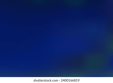 Dark BLUE vector abstract bokeh pattern. Colorful abstract illustration with gradient. Template for cell phones.