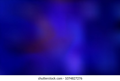 Dark BLUE vector abstract bright texture. A vague abstract illustration with gradient. The template can be used as a background of a cell phone.
