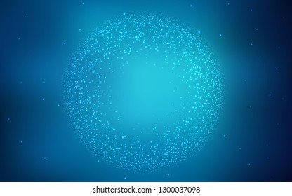 Dark BLUE vector abstract bright texture. Colorful abstract illustration with gradient. Smart design for your work.