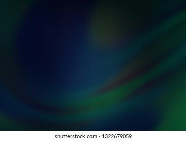 Dark BLUE vector abstract bright template. An elegant bright illustration with gradient. The blurred design can be used for your web site.