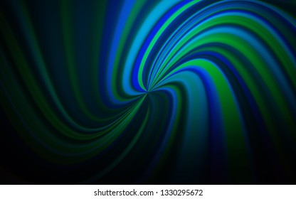 Dark BLUE vector abstract bright texture. Colorful abstract illustration with gradient. Completely new design for your business.