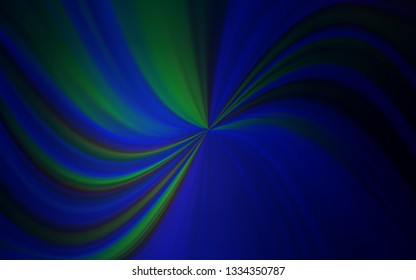 Dark BLUE vector abstract bright template. Creative illustration in halftone style with gradient. Smart design for your work.