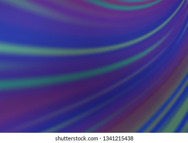 Dark BLUE vector abstract bright template. Colorful abstract illustration with gradient. The background for your creative designs.