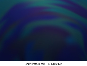 Dark BLUE vector abstract bright background. A vague abstract illustration with gradient. A completely new design for your business.