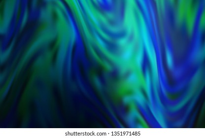 Dark BLUE vector abstract bright pattern. A completely new colored illustration in blur style. Elegant background for a brand book.
