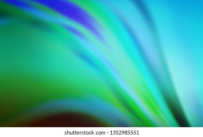 Dark BLUE vector abstract bright pattern. Colorful abstract illustration with gradient. Completely new design for your business.