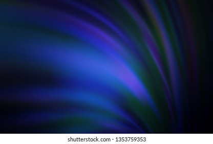 Dark BLUE vector abstract bright texture. A completely new colored illustration in blur style. New way of your design.