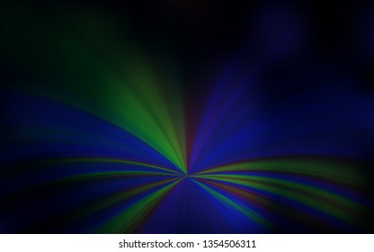 Dark BLUE vector abstract bright pattern. New colored illustration in blur style with gradient. Smart design for your work.
