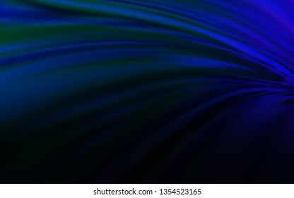 Dark BLUE vector abstract bright template. Abstract colorful illustration with gradient. The best blurred design for your business.