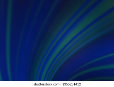 Dark BLUE vector abstract bright template. A vague abstract illustration with gradient. The background for your creative designs.