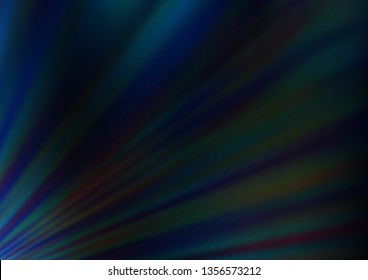 Dark BLUE vector abstract bright background. Colorful illustration in blurry style with gradient. A completely new template for your design.