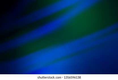 Dark BLUE vector abstract bright pattern. New colored illustration in blur style with gradient. Elegant background for a brand book.