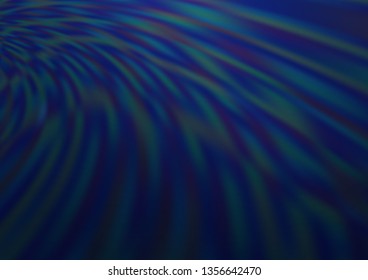 Dark BLUE vector abstract bright template. Colorful illustration in blurry style with gradient. Brand new design for your business.