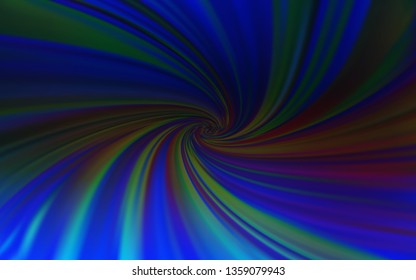 Dark BLUE vector abstract bright template. Shining colored illustration in smart style. The best blurred design for your business.