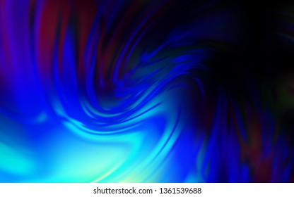 Dark BLUE vector abstract bright texture. New colored illustration in blur style with gradient. New way of your design.