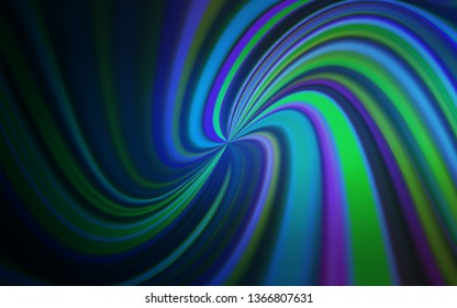 Dark BLUE vector abstract bright template. Shining colored illustration in smart style. Background for a cell phone.