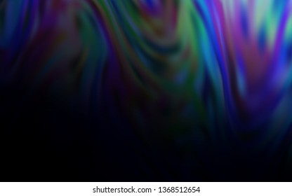 Dark BLUE vector abstract bright texture. Creative illustration in halftone style with gradient. Blurred design for your web site.
