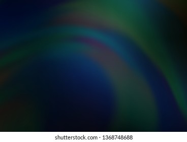 Dark BLUE vector abstract bright background. A vague abstract illustration with gradient. The background for your creative designs.