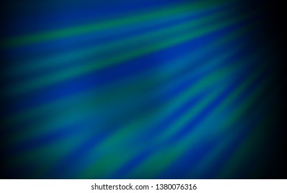 Dark BLUE vector abstract bright texture. New colored illustration in blur style with gradient. The best blurred design for your business.