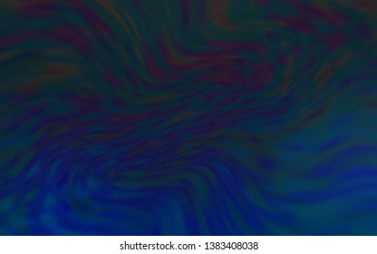 Dark BLUE vector abstract bright pattern. Colorful illustration in abstract style with gradient. Blurred design for your web site.