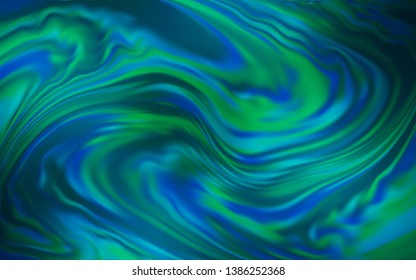 Dark BLUE vector abstract bright template. New colored illustration in blur style with gradient. Smart design for your work.