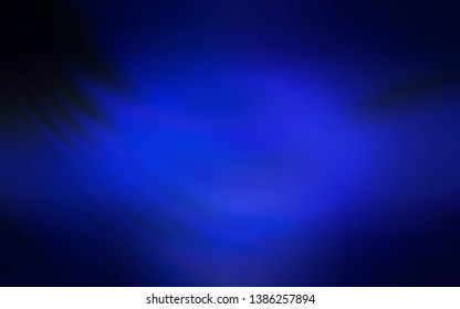 Dark BLUE vector abstract bright pattern. A completely new colored illustration in blur style. Completely new design for your business.
