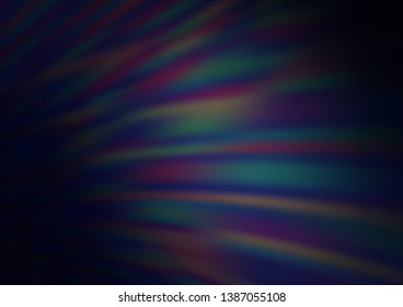 Dark BLUE vector abstract bright template. Modern geometrical abstract illustration with gradient. Brand new style for your business design.