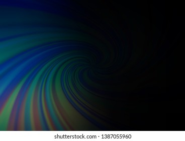 Dark BLUE vector abstract bright background. A completely new color illustration in a bokeh style. A completely new design for your business.