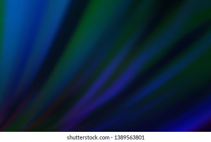 Dark BLUE vector abstract bright pattern. An elegant bright illustration with gradient. Background for a cell phone.