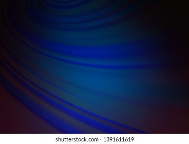 Dark BLUE vector abstract bright template. A completely new color illustration in a bokeh style. A completely new template for your design.