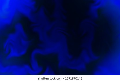 Dark BLUE vector abstract bright template. A completely new colored illustration in blur style. New way of your design.