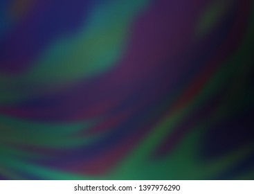 Dark BLUE vector abstract bright background. A vague abstract illustration with gradient. The blurred design can be used for your web site.