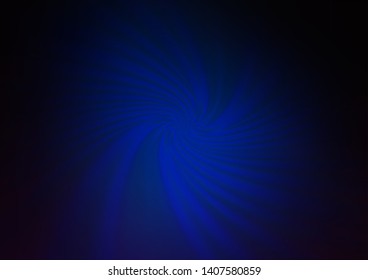Dark BLUE vector abstract bright template. Creative illustration in halftone style with gradient. The best blurred design for your business.