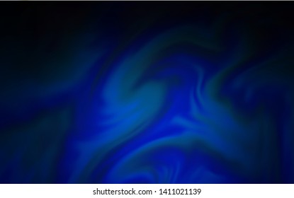 Dark BLUE vector abstract bright pattern. Shining colored illustration in smart style. Completely new design for your business.