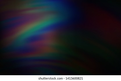 Dark BLUE vector abstract bright pattern. A completely new colored illustration in blur style. Completely new design for your business.