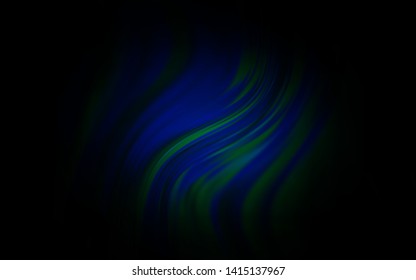 Dark BLUE vector abstract bright template. Colorful abstract illustration with gradient. Elegant background for a brand book.
