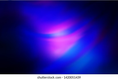 Dark BLUE vector abstract bright pattern. An elegant bright illustration with gradient. New way of your design.
