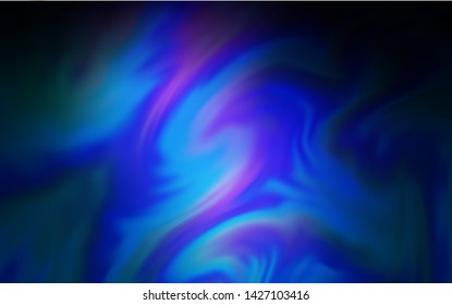 Dark BLUE vector abstract bright texture. A completely new colored illustration in blur style. Smart design for your work.