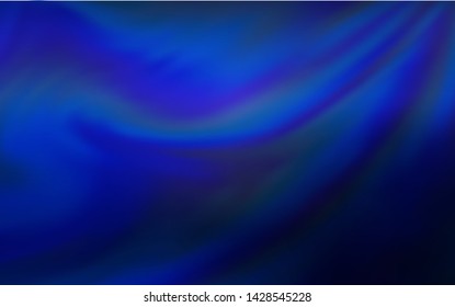 Dark BLUE vector abstract bright pattern. Creative illustration in halftone style with gradient. The best blurred design for your business.