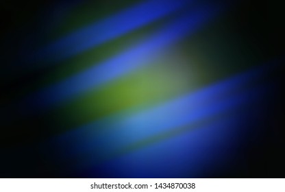 Dark BLUE vector abstract bright pattern. New colored illustration in blur style with gradient. New style for your business design.