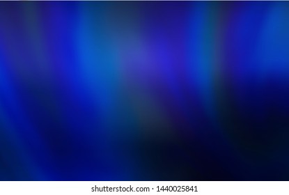 Dark BLUE vector abstract bright template. Abstract colorful illustration with gradient. Blurred design for your web site.