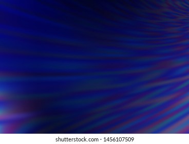 Dark BLUE vector abstract bright template. A vague abstract illustration with gradient. A new texture for your design.