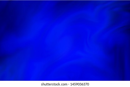 Dark BLUE vector abstract bright template. A completely new colored illustration in blur style. Blurred design for your web site.