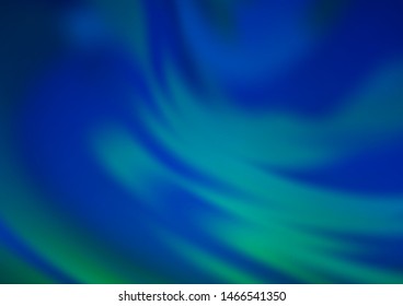 Dark BLUE vector abstract bright template. A vague abstract illustration with gradient. The background for your creative designs.