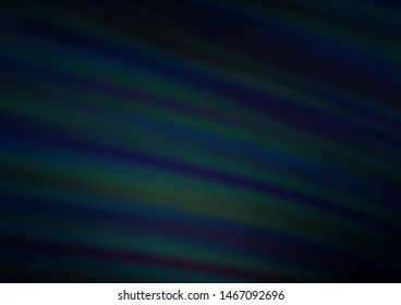 Dark BLUE vector abstract bright template. Modern geometrical abstract illustration with gradient. The blurred design can be used for your web site.