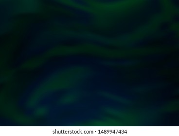 Dark BLUE vector abstract bright template. Colorful illustration in blurry style with gradient. The blurred design can be used for your web site.