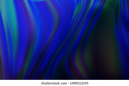 Dark BLUE vector abstract bright pattern. Colorful illustration in abstract style with gradient. New design for your business.