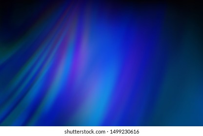 Dark BLUE vector abstract bright pattern. Shining colored illustration in smart style. Blurred design for your web site.