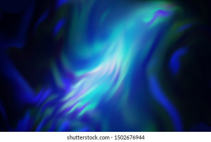 Dark BLUE vector abstract bright template. Colorful abstract illustration with gradient. New design for your business.